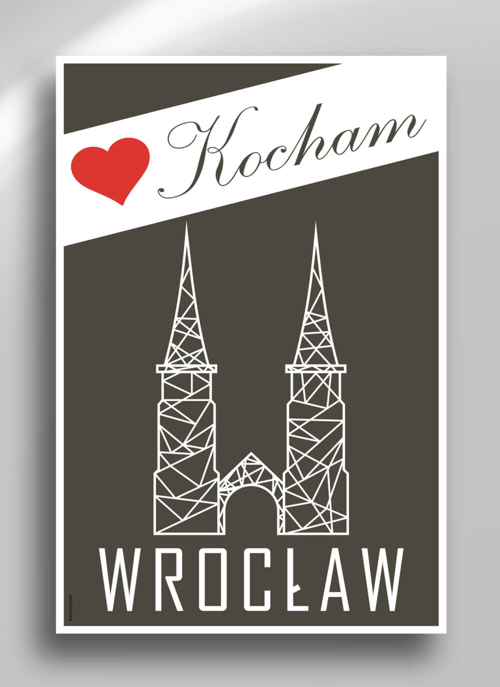 plakat kocham Wroclaw